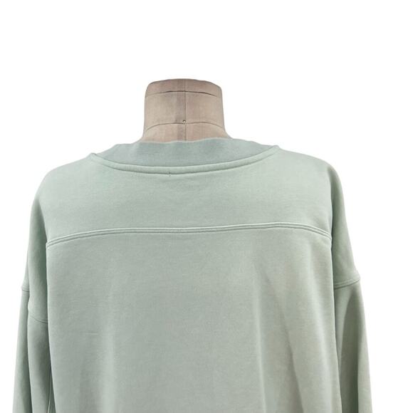 Lululemon‎ Perfectly Oversized Crew Sweatshirt Delicate Mint Green Size 8 - Picture 9 of 11